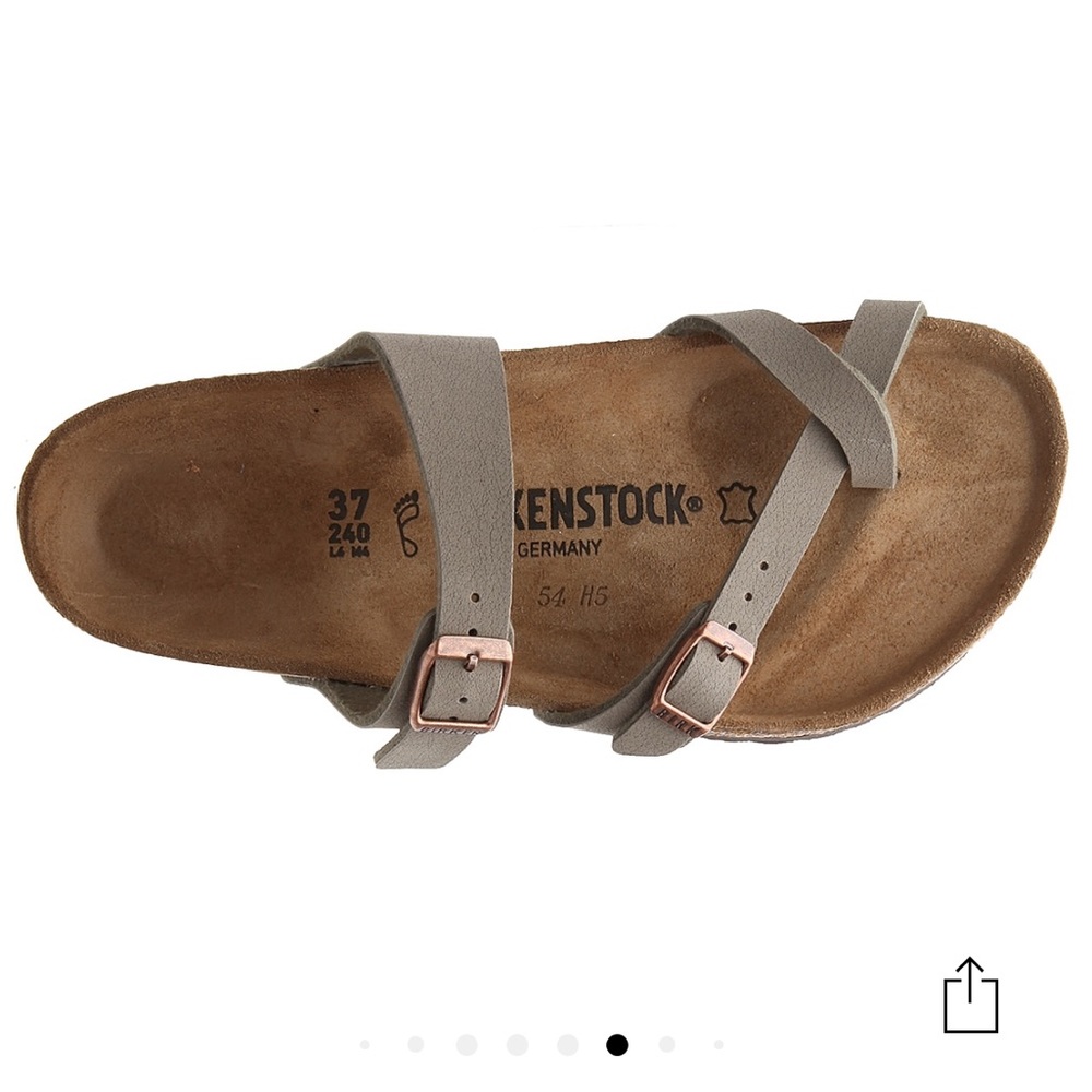 ☀️ NEW ☁️ Birkenstocks Mayari Sandals Stone NWT size 39